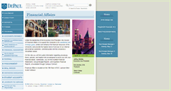Desktop Screenshot of financialaffairs.depaul.edu