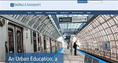 Desktop Screenshot of depaul.edu