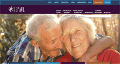 Desktop Screenshot of depaul.org